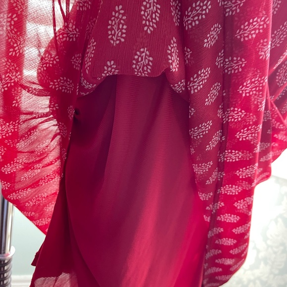 Old Navy Red Printed Spaghetti Strap Dress size L - Picture 9 of 9